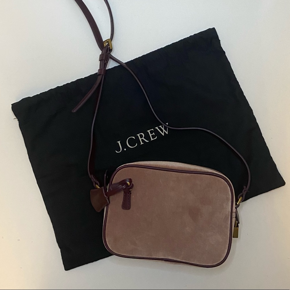 J.Crew Velvet Signet Crossbody Bag